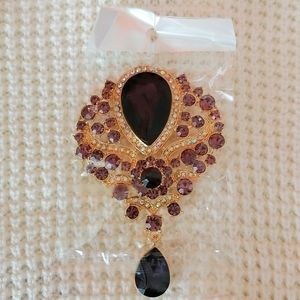 Luxury Brooch Crystal (Rhinestones)